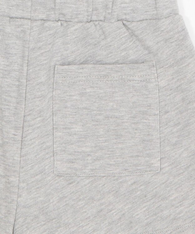 WEGO 裏毛マイクロショートパンツ 杢グレー