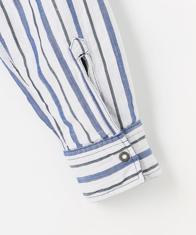 JOSEPH ABBOUD 【キングサイズ・2WAY】 リバーシブルシャツ サックスブルー系