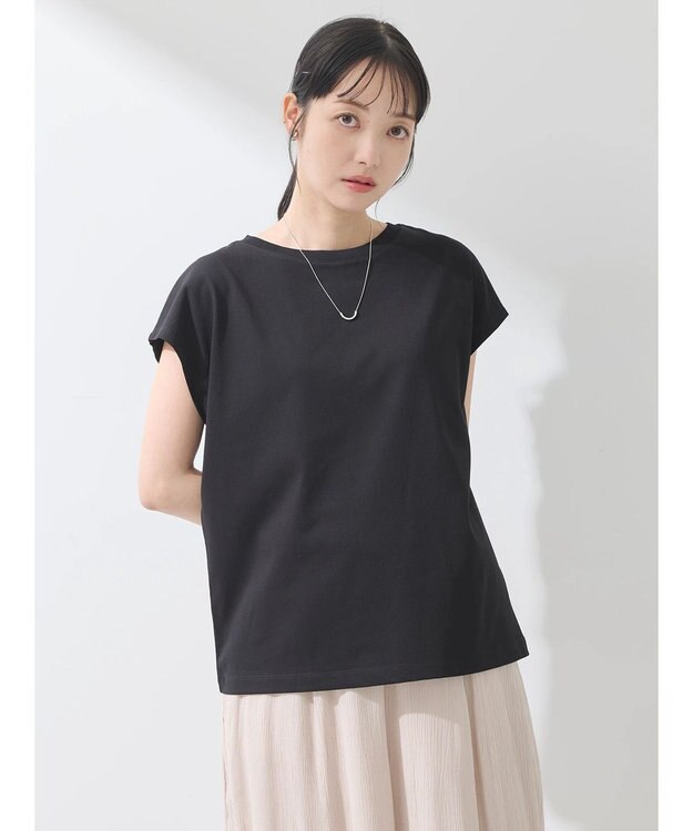 earth music&ecology フレンチＴ Black