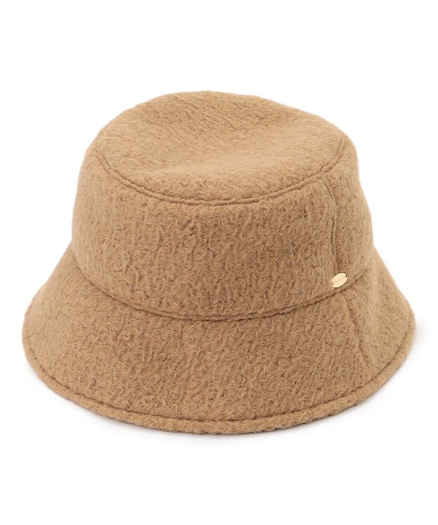 23区 【見上愛さん着用】プードルボア バケットハット キャメル系