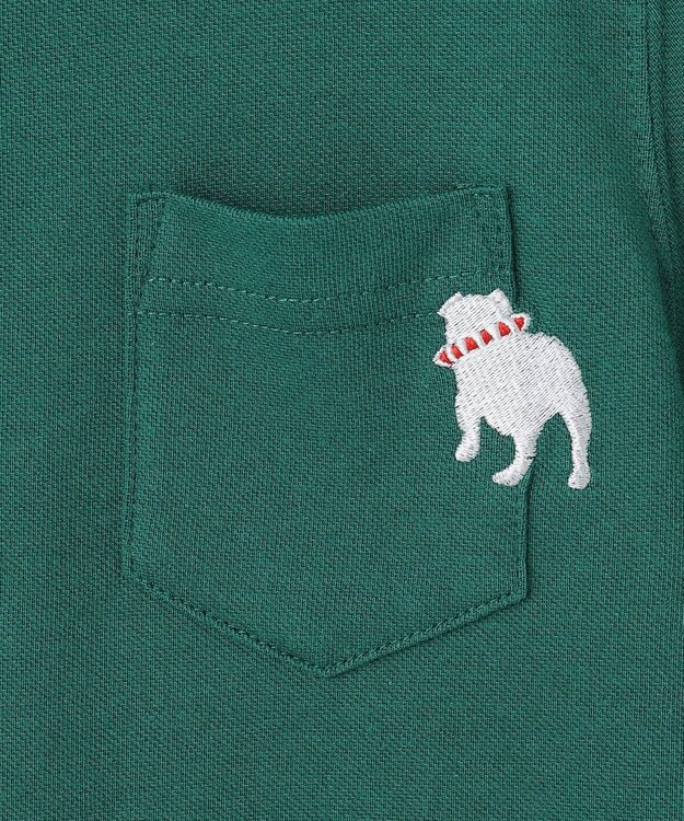 J.PRESS KIDS 【100-130cm】カノコ バックブル 半袖ポロシャツ グリーン系