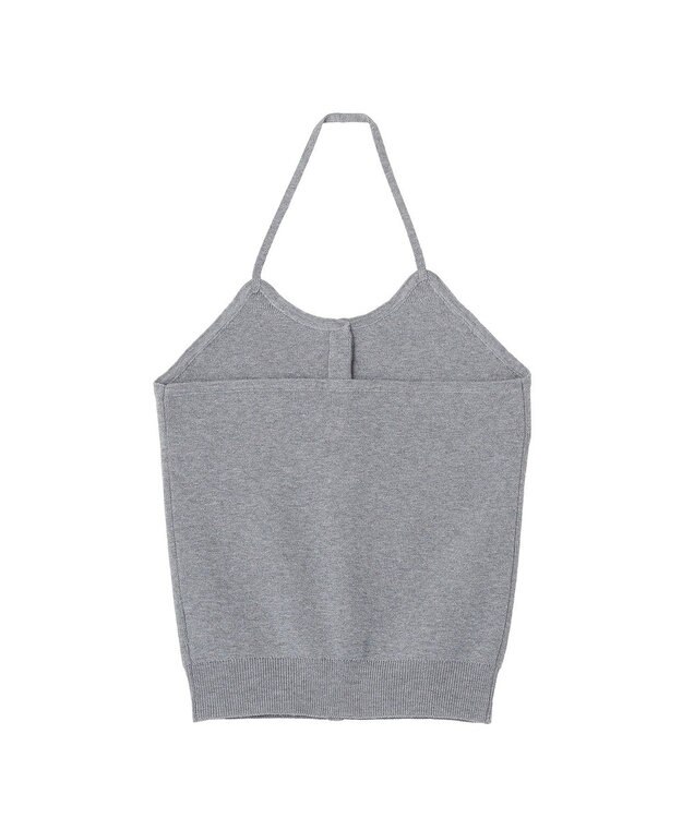 CRAFT STANDARD BOUTIQUE ホルターネックニットベスト Gray Mixture