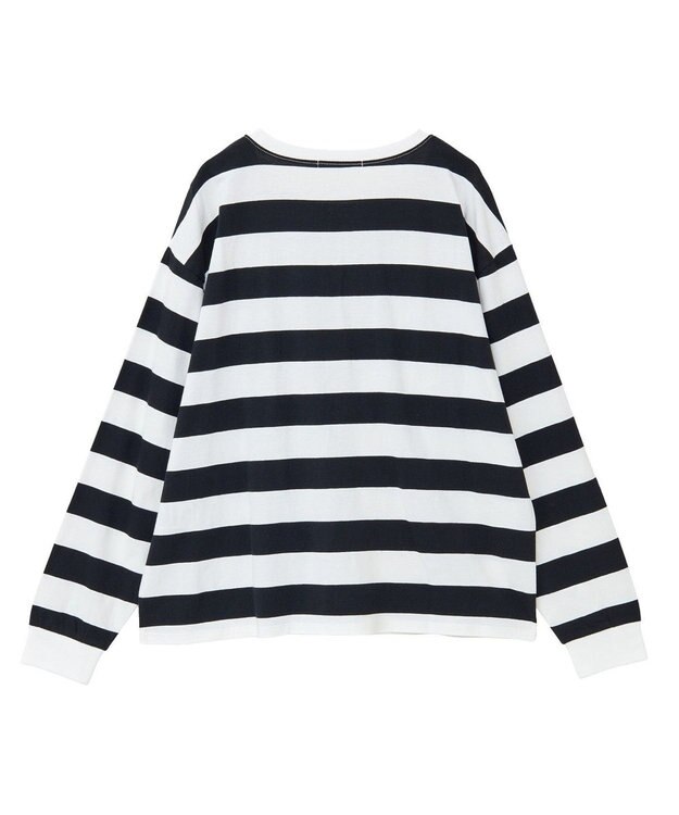 Green Parks ボーダープルオーバー Black