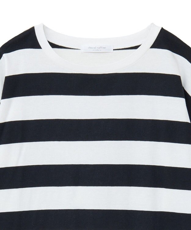 Green Parks ボーダープルオーバー Black