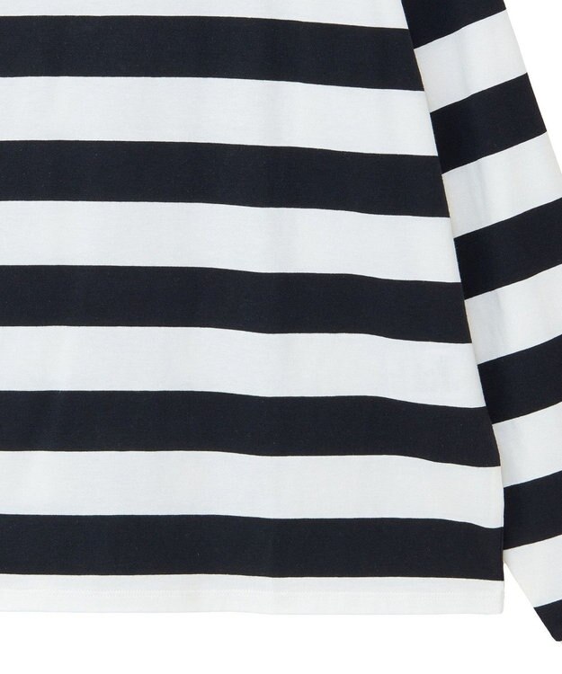 Green Parks ボーダープルオーバー Black