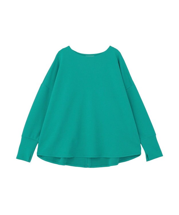 Green Parks 袖スリットカットプルオーバー Green