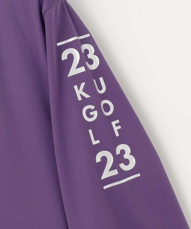 23区GOLF 【WOMEN】【ストレッチ/防風/撥水】防風ライトブルゾン パープル系