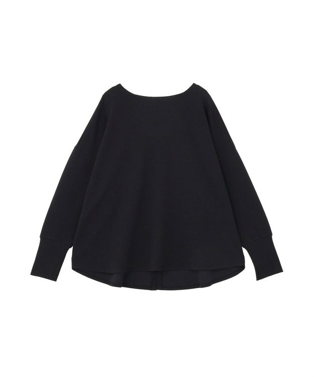 Green Parks 袖スリットカットプルオーバー Black