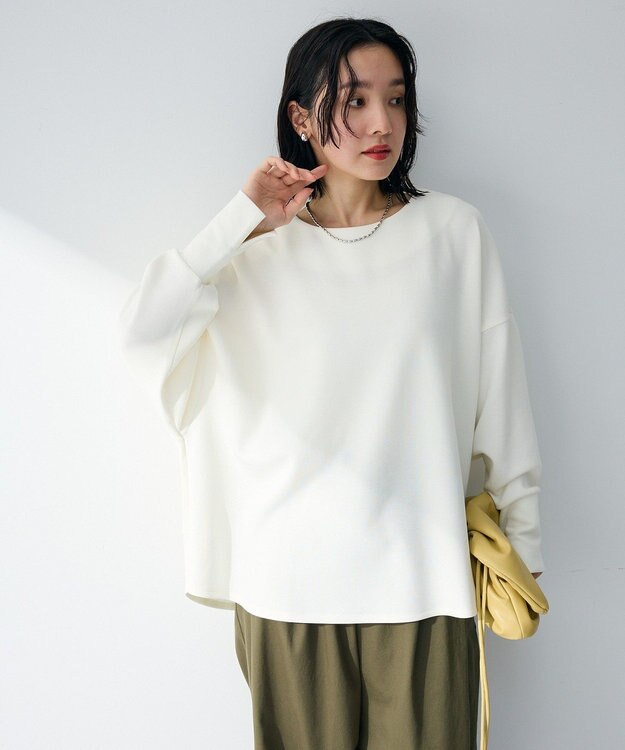 Green Parks 袖スリットカットプルオーバー Off White