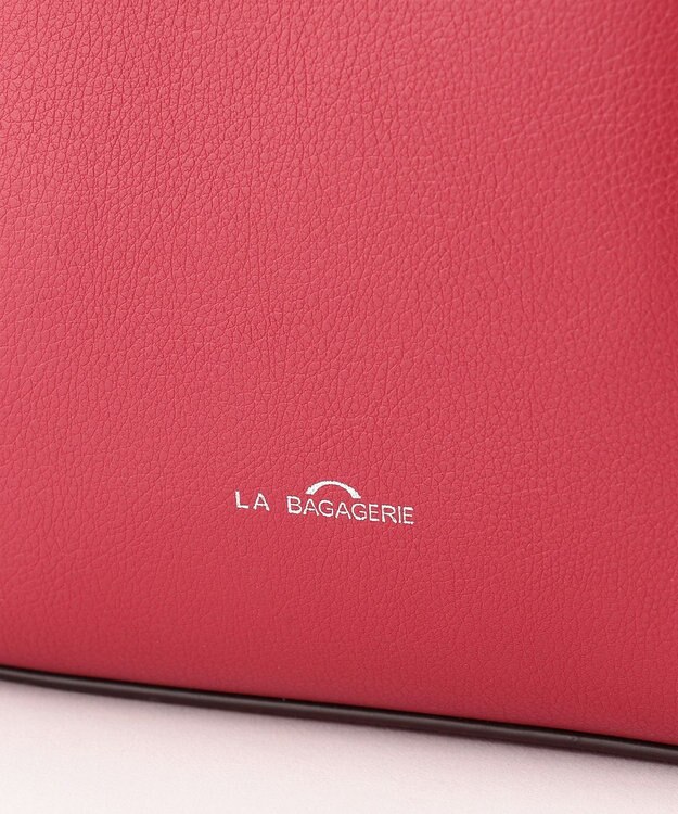 LA BAGAGERIE シンプルポシェット レッド