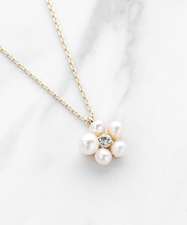 TOCCA PEARL GARDEN NECKLACE ネックレス ゴールド系