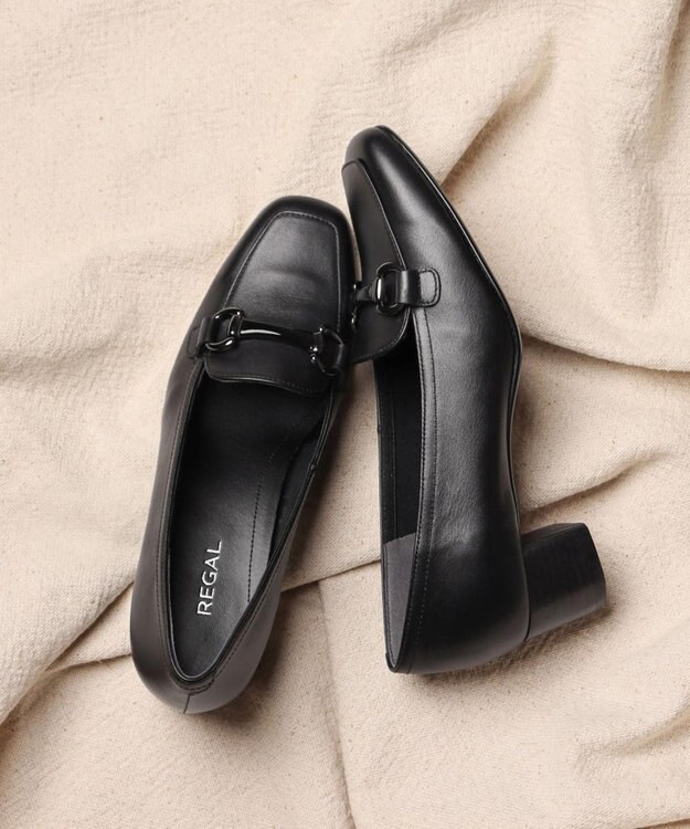 REGAL FOOT COMMUNITY 【リーガルレディース】F94R ビット付きパンプス パンプス ブラック