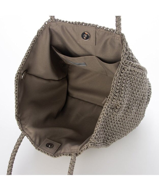 UNBILLION カシュカシュ cachecache / ベーシッククロッシェトート カゴバッグ GY