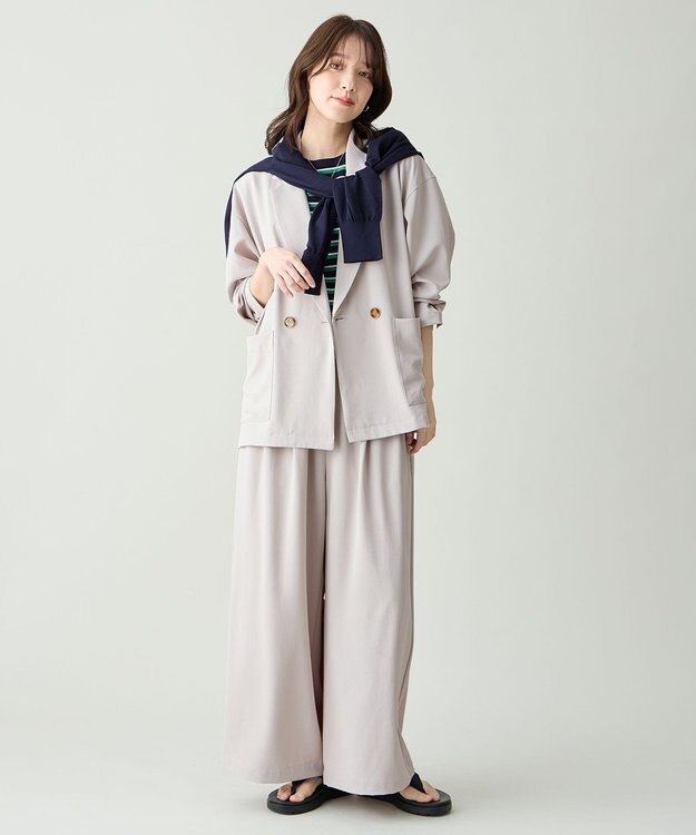 ANY 涼やかDRYイージーパンツ ライトベージュ