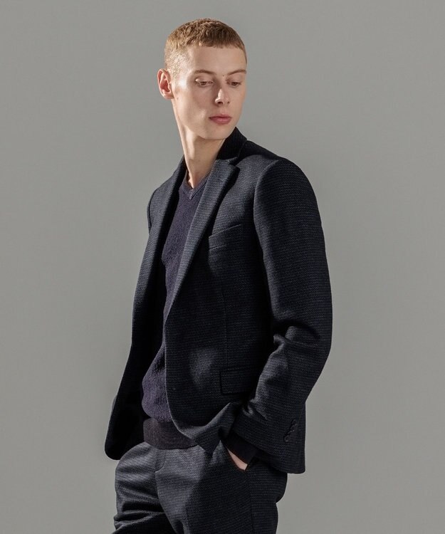 JOSEPH HOMME 【LEON 掲載】ドビージャージー　ジャケット ネイビー系