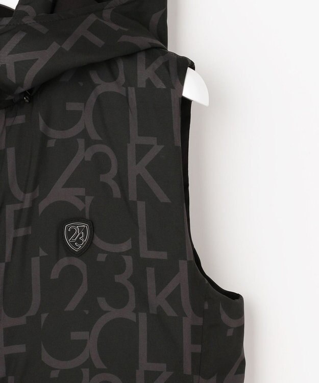 23区GOLF 【WOMEN】中綿リバーシブルベスト ブラック系5