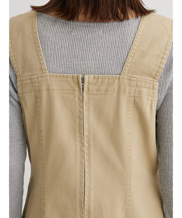 Green Parks ・ＳＵＧＡＲ　ＳＰＯＯＮ　ツイルマーメイドジャンスカ Beige