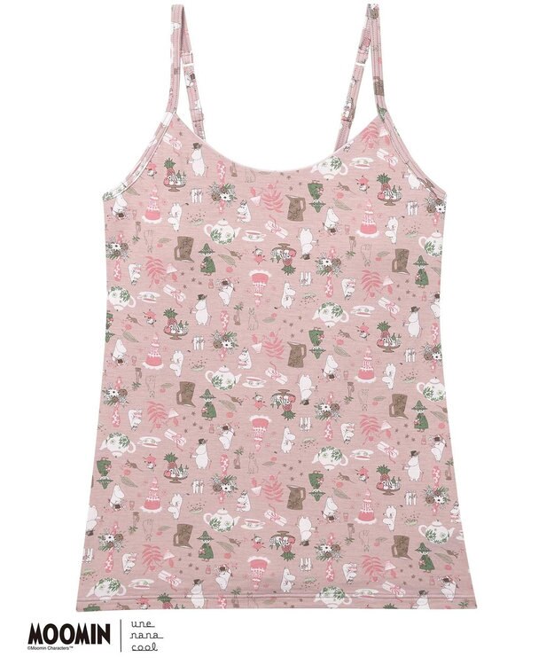 une nana cool 【MOOMIN × une nana cool 】カップ付きキャミソール PI