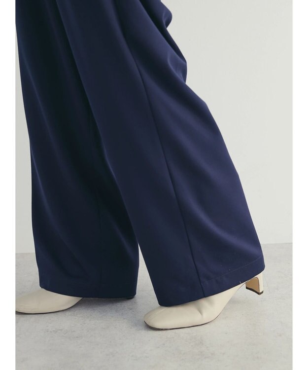 Green Parks armonia. ハイライズドサロペットパンツ Navy