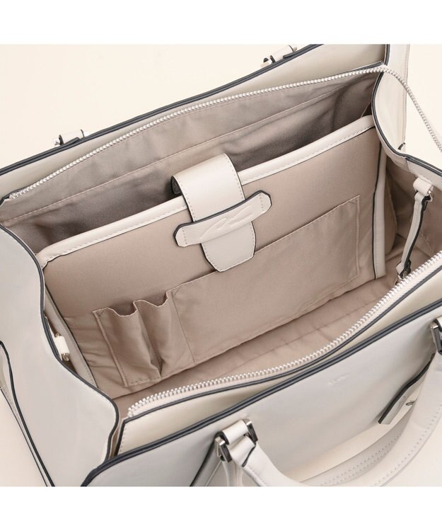 ACE BAGS & LUGGAGE W&.Day/Night マール ダブルハンドルトート A4サイズ 13.3インチPC収納 15302 ダブルアンドデイナイト アイボリー