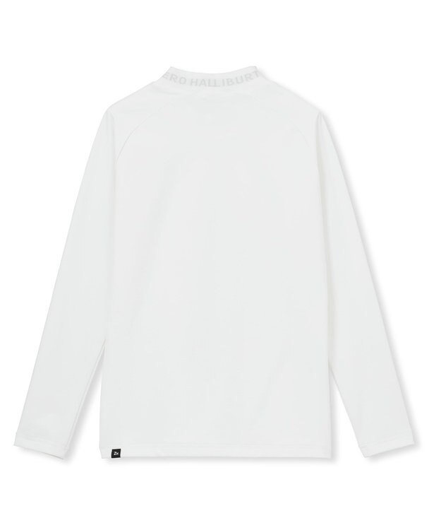 ZERO HALLIBURTON ZHG-W4b  デルタソロテックスロングリブモックネックTシャツ 82687 レディースゴルフ ホワイト
