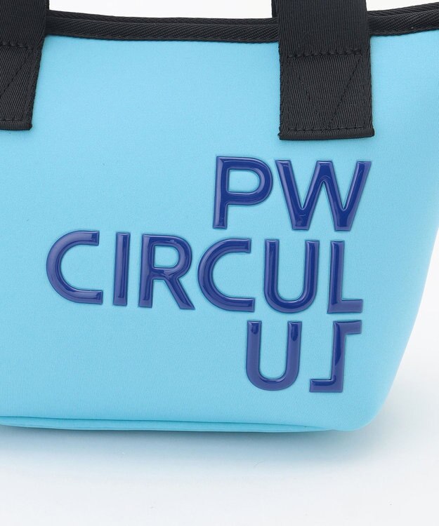 PW CIRCULUS 【新サイズ / 小さくなってもっと使いやすく！】【UNISEX】PW ロゴカートバッグ ゴルフ スカイブルー系
