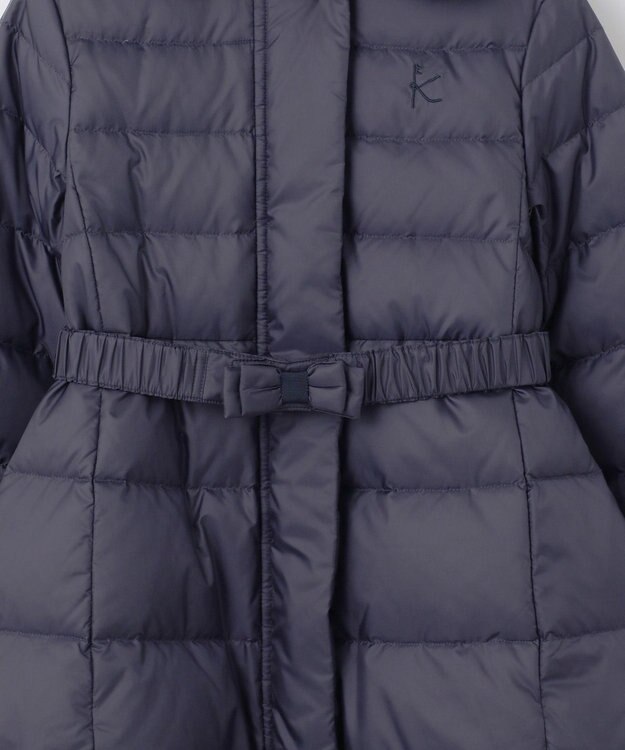 組曲 KIDS 【150-170㎝】ロング ダウン ネイビー系