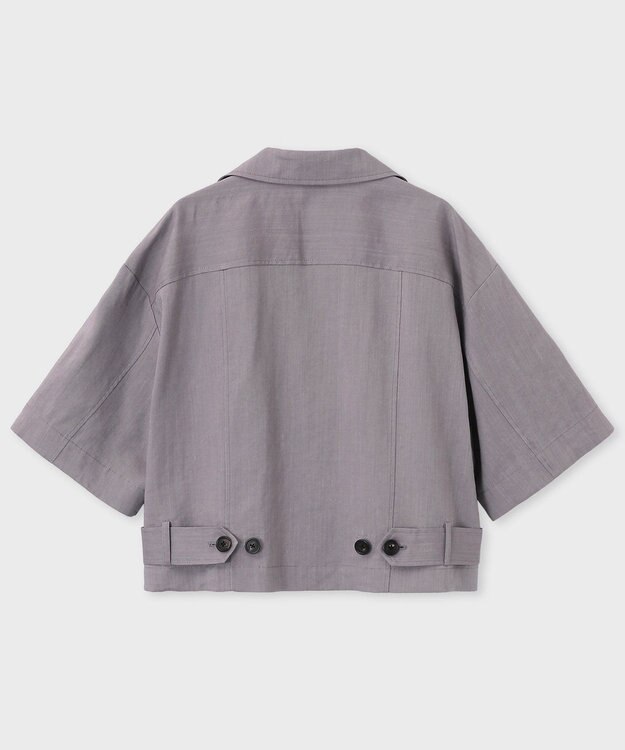 Paul Smith レーヨンリネン パッチポケット ブルゾン ライラック