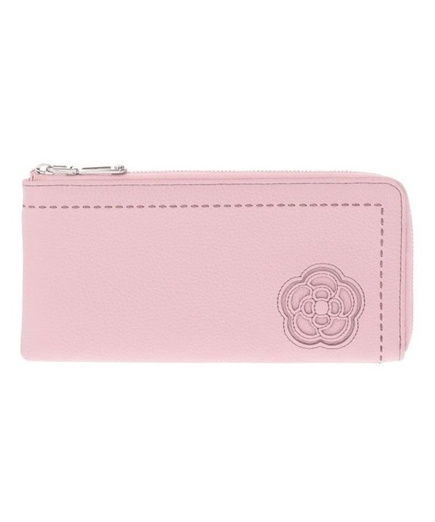 CLATHAS カイト Lファスナー長財布 ピンク