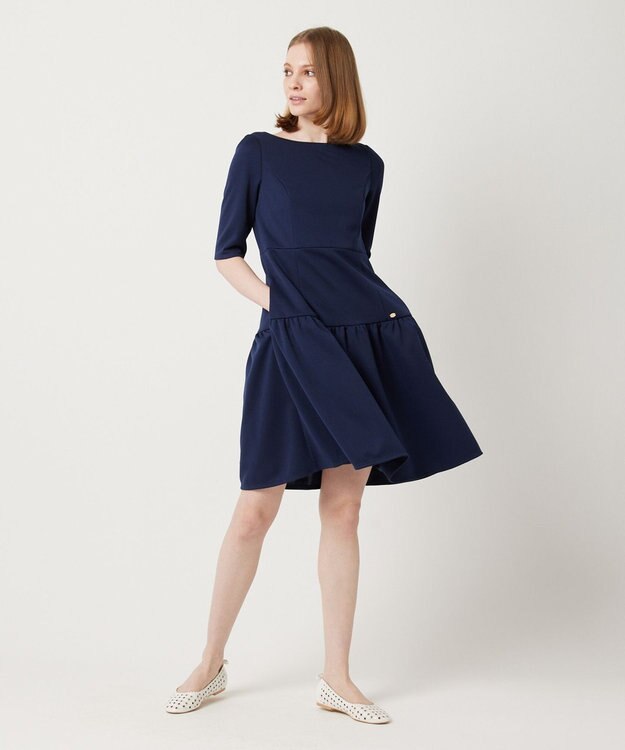 TOCCA 【WEB限定】【消臭・洗える】SWALLOWTAIL BUTTERFLY ドレス ネイビー系