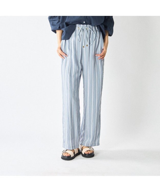 MODE ET JACOMO <carino>厚底ビジューバックルサンダル アイボリー