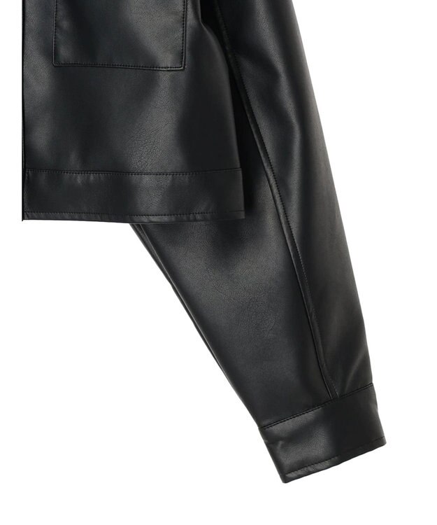 Green Parks ・ＥＬＥＮＣＡＲＥ　ＤＵＥ　合皮Ｇジャン Black