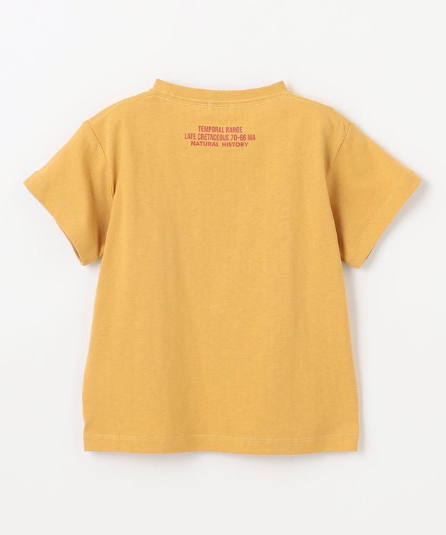 ANY KIDS 恐竜プリント 半袖 Tシャツ マスタード（ティラノサウルス）
