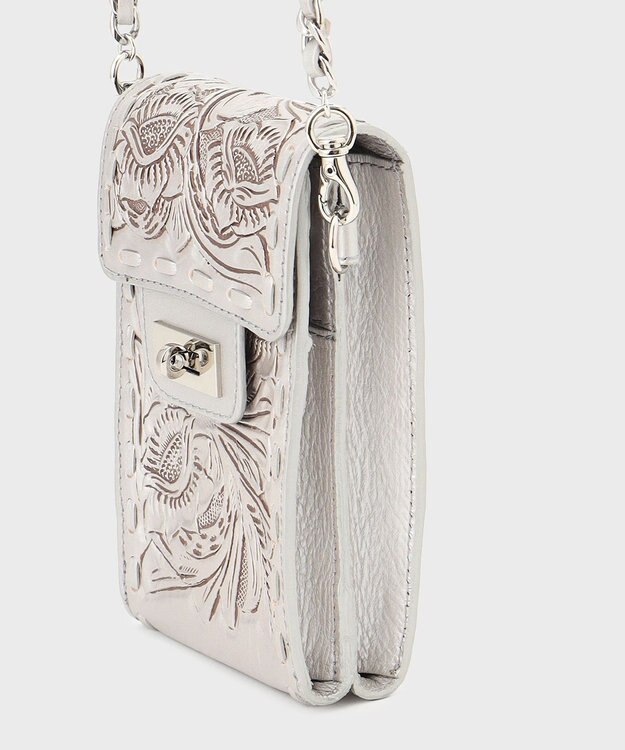 GRACE CONTINENTAL ChainMiniBag シルバー