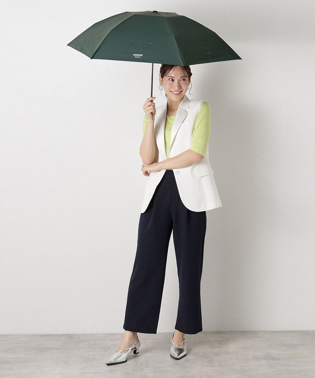 MOONBAT 【晴雨兼用/UVカット率99%】マッキントッシュ フィロソフィー (MACKINTOSH PHILOSOPHY)  折りたたみ日傘 バーブレラ サンプロテクトシリーズ（SUNPROTECT） 55cm グリーン