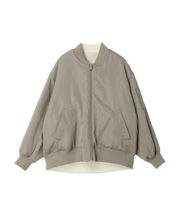 earth music&ecology リバーシブルＭＡー１ Khaki