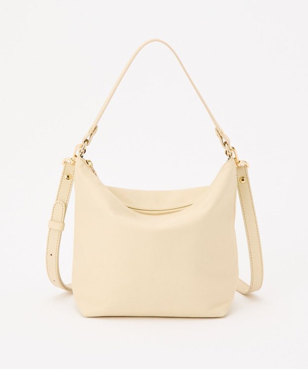 russet ソフトレザーシンプルショルダーバッグ (CE-1328-WEB) CreamBE
