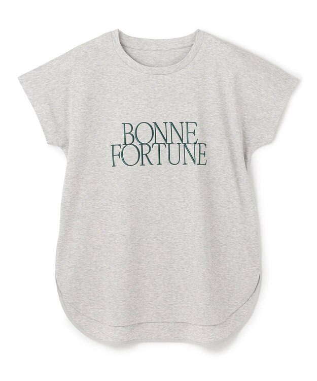 UNFILO 【新色追加】BEAUTY FORM-Tコットン ロゴフレンチT [NEW]ライトグレー