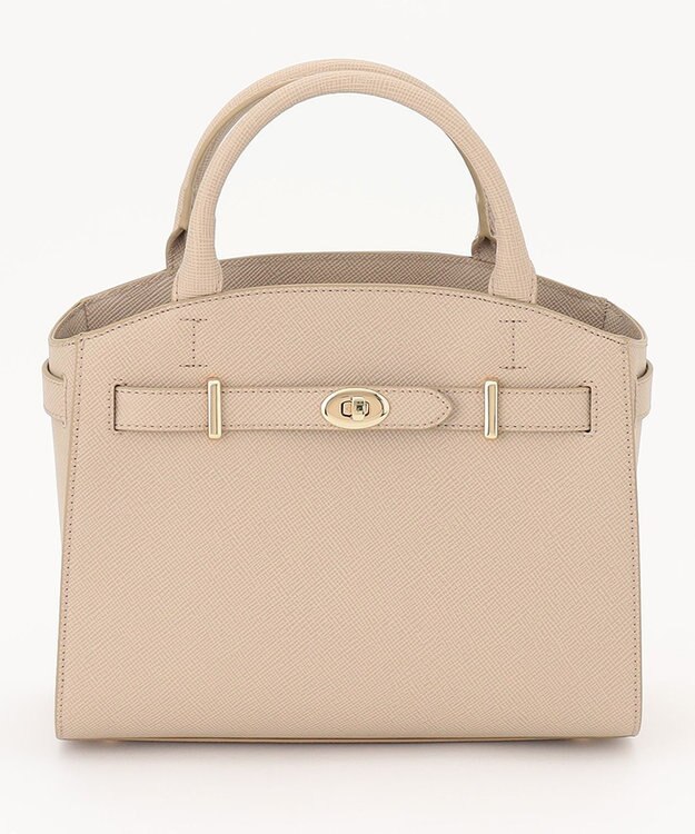 23区 オーバルキーベルト トートバッグ ベージュ系