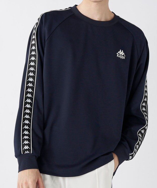 OP／FILA 【Kappa】バンダ ラグランロングスリーブTシャツ ネイビー