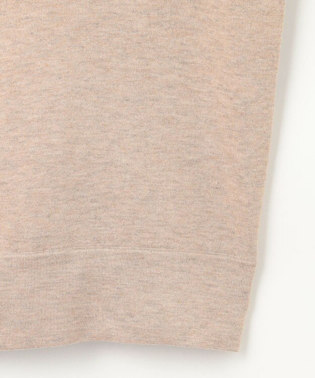 J.PRESS LADIES L 【洗える】スパーク ニット パーカー ベージュ系