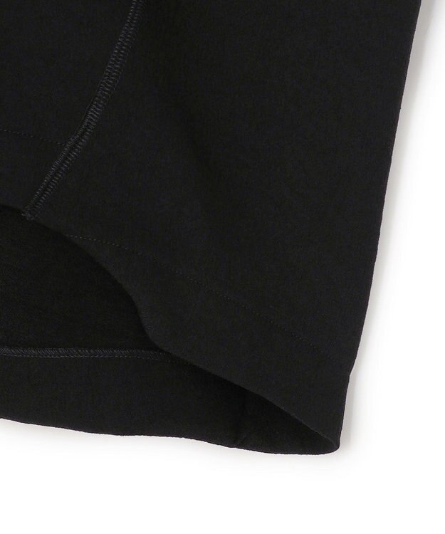 BEIGE， BROOM / スウェット風ライトフォルムプルオーバー Black