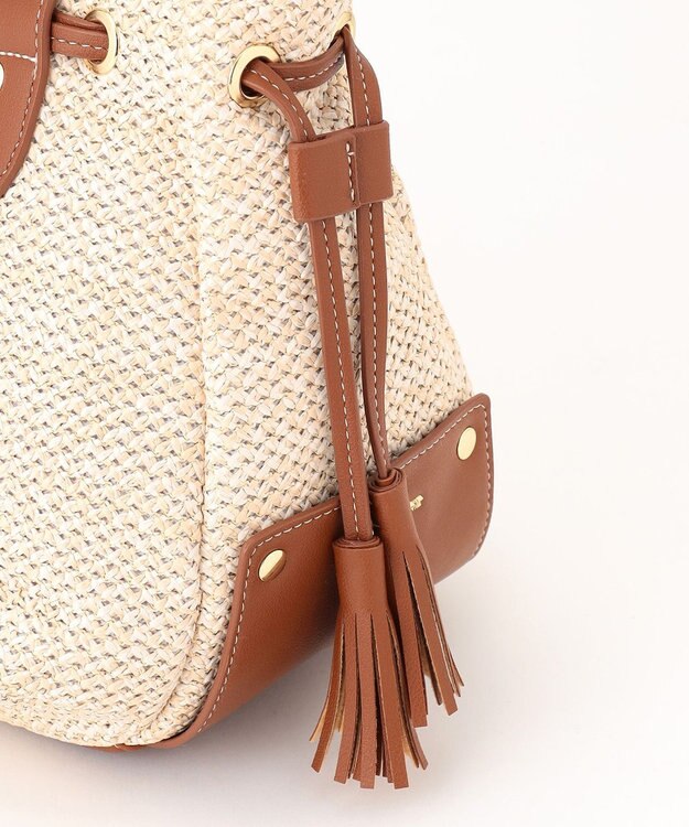 LA BAGAGERIE サイドタッセルサマートート　Mサイズ アイボリー