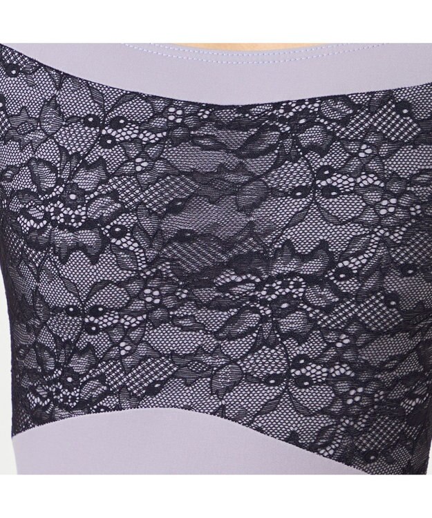 Chacott 【AKANE TAKADA】キャップスリーブレオタード チャコ-ルグレー