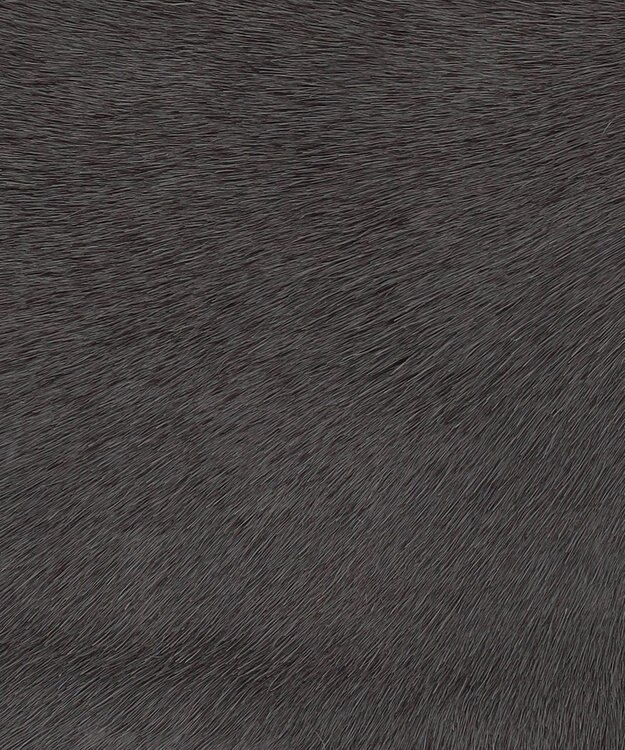 UNBILLION perche 牛革ハラコタイプ×ゴートハーフムーン2wayボストン グレー