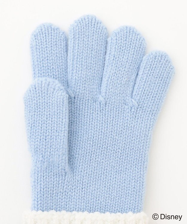 ANY KIDS 【ディズニー/FROZEN】ワッペン付き手袋 サックスブルー