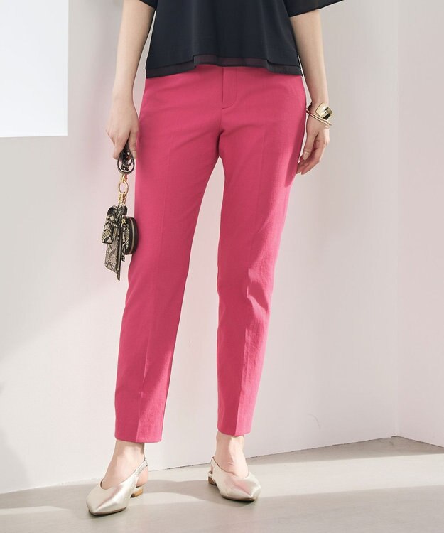 自由区 S シェルタリングテーパード パンツ ［新色］ピンク系