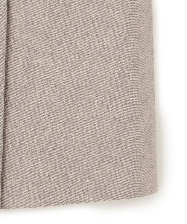 23区 【セットアップ対応】リネン ミックスツイード ジレ ベージュ系