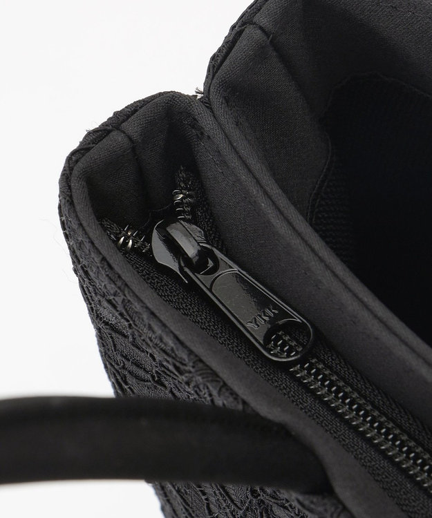 自由区 FORMAL 【日本製】レース ソフト サブバック ブラック系