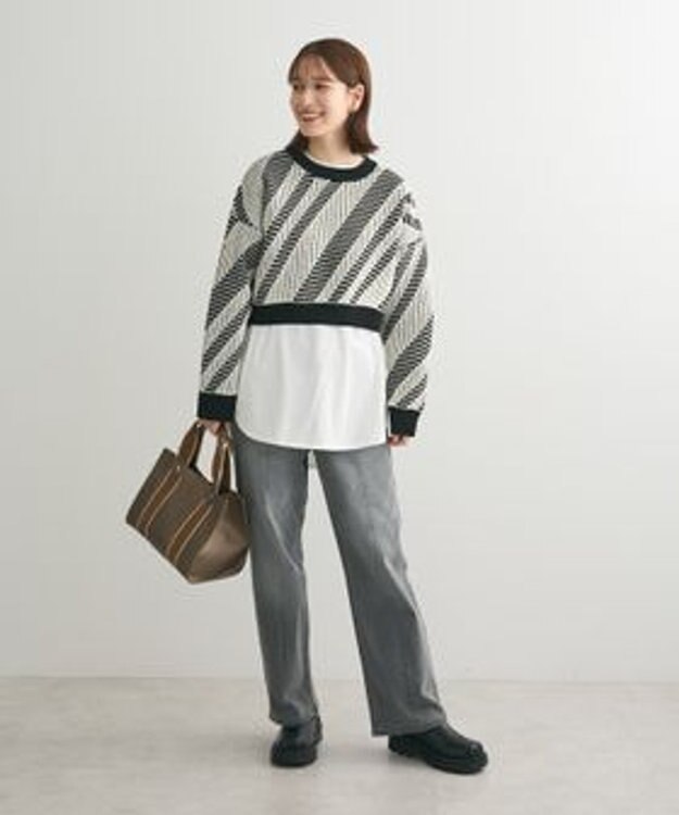 Green Parks 裾ラウンドホワイトインナー Off White